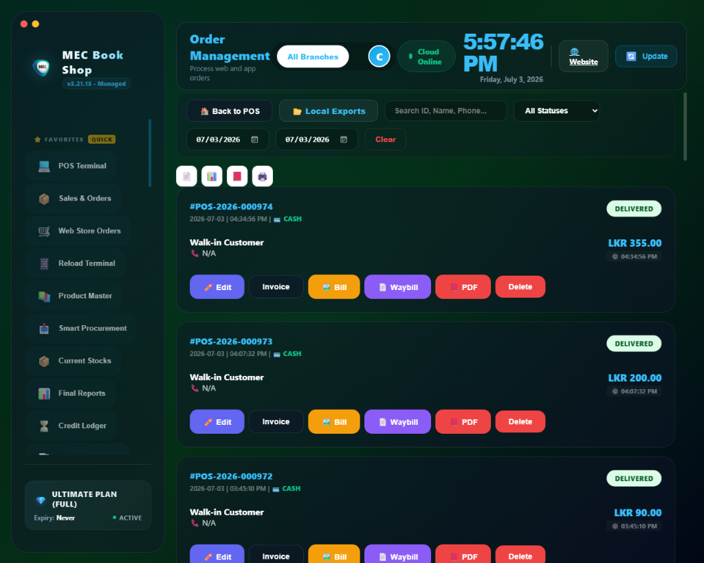 Merchant Dashboard