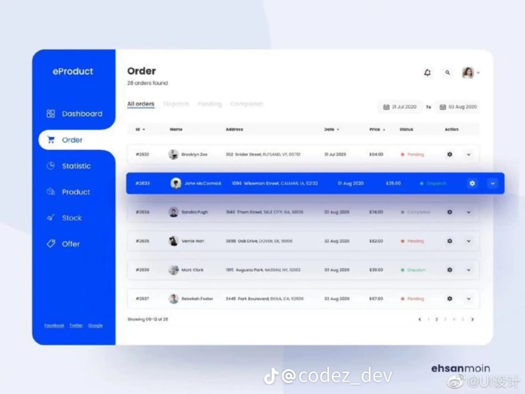 eProduct Curved Preview